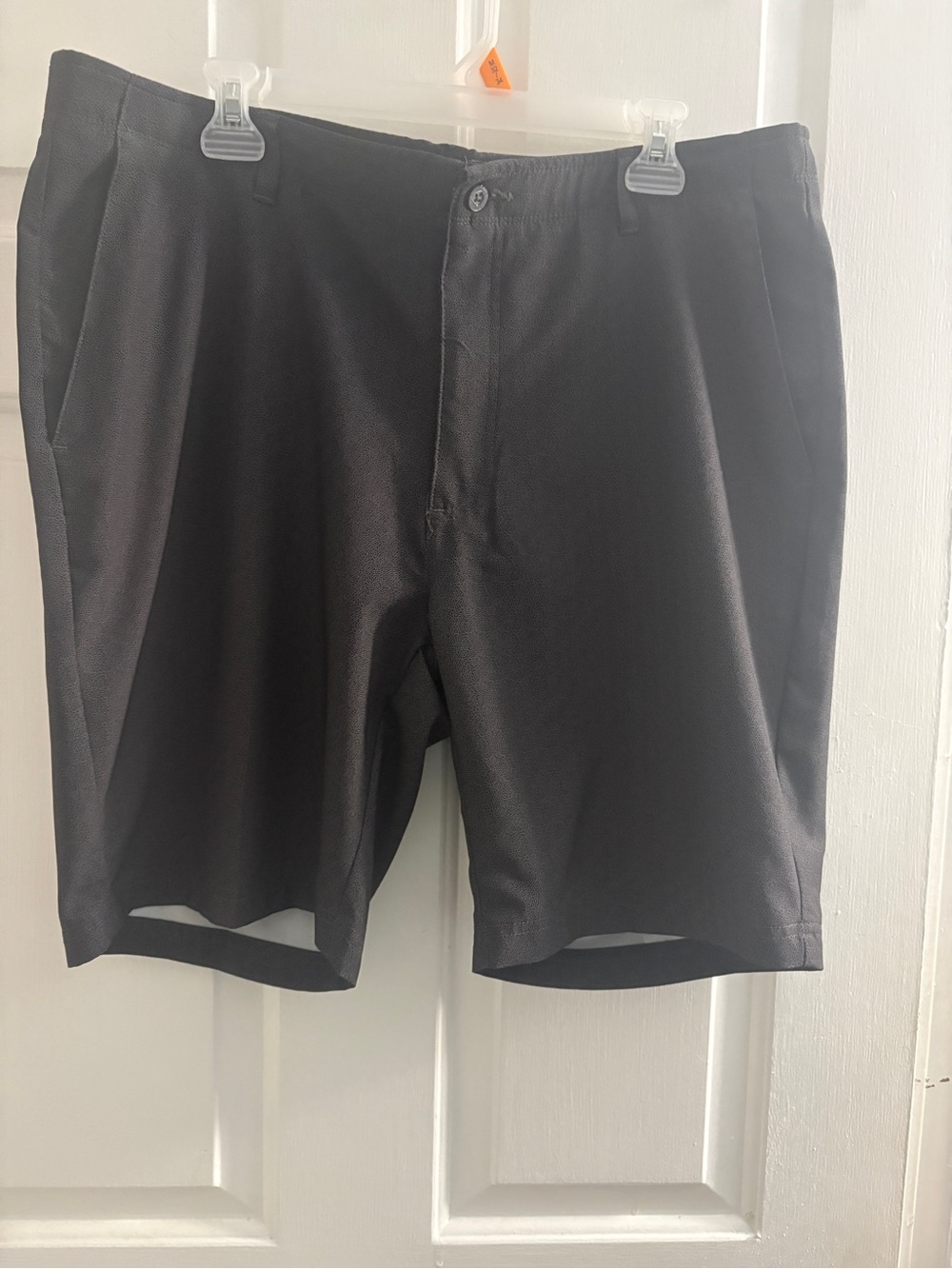 Pebble Beach Black Flat-Front Men's Shorts